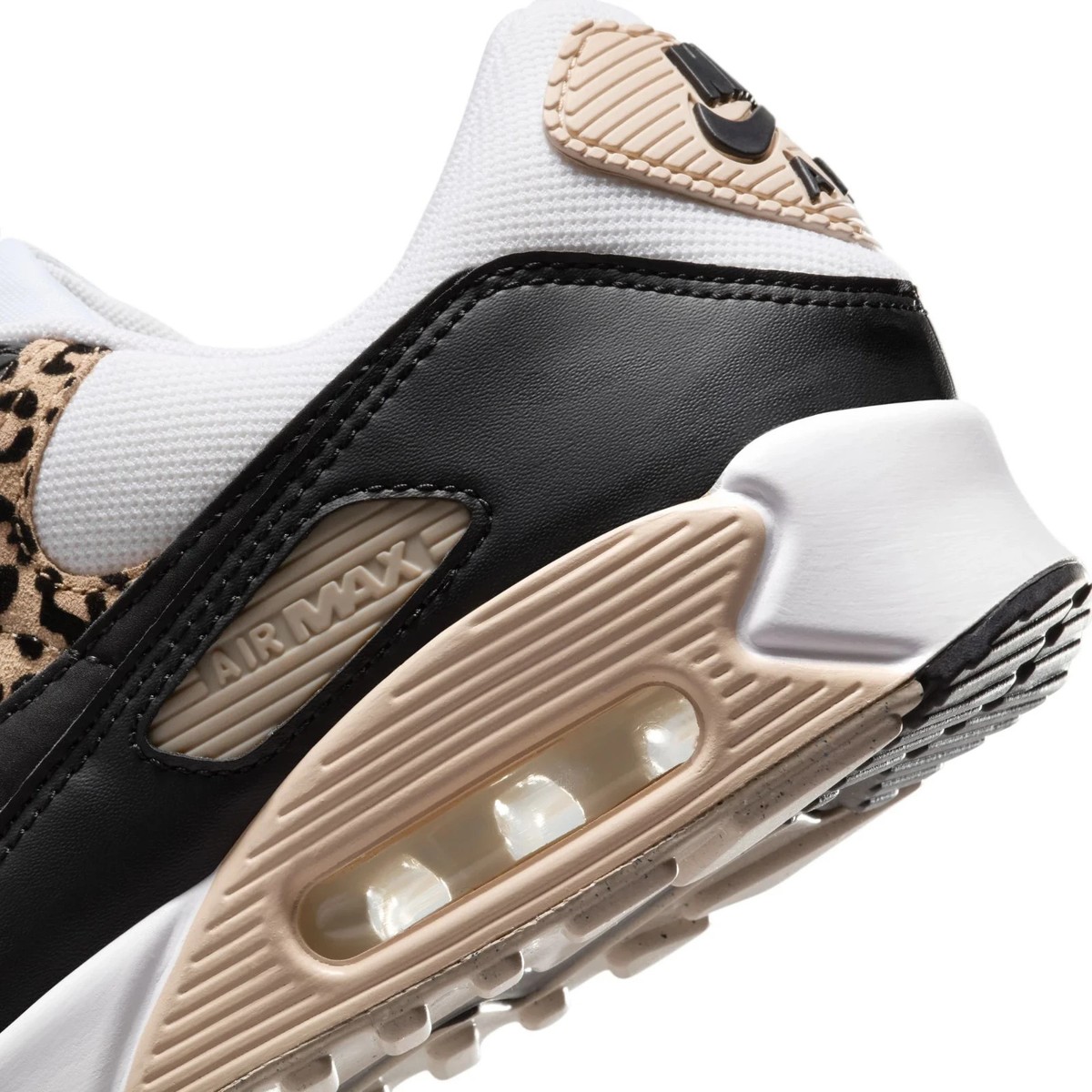 Nike Air Max 90 Leopard Sneakers White Retro Running Sports