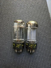 Pair Sylvania 6L6GB Tubes TV-7D/U Tested