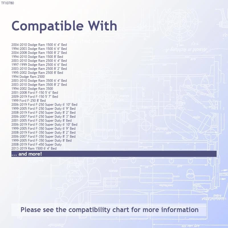 Caja de herramientas estándar de una sola tapa para camioneta Dodge/Ford 94-19  Foto 3 de 3