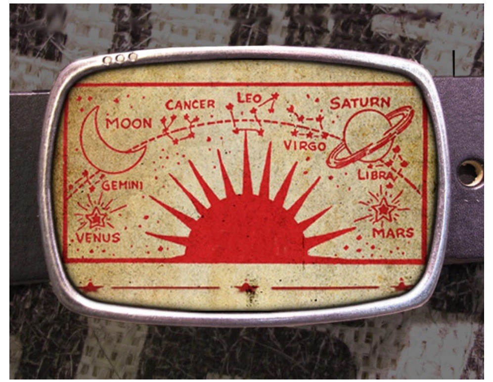 Celestial Planets Belt Buckle