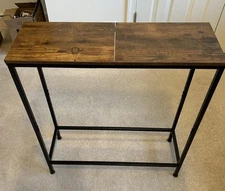 Narrow Entryway Console Table and Sofa Side Table 26.9" x 9.4" x 27.6"