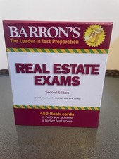 Barrons Real Estate Exam Flash Cards 2nd Edit...