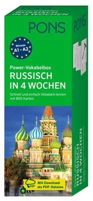 Russisch Vokabeln lernen für Anfänger schnell und einfach mit 800 Lernkarten