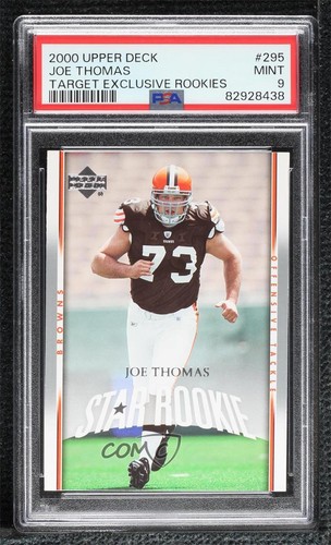 Joe Thomas [Target Exclusive Rookies] #295 card from 2007 Upper Deck