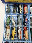Vintage Tara Toy Deluxe 48 Car Case w/ 48 Mixed Diecast Hot Wheels Matchbox — photo 7