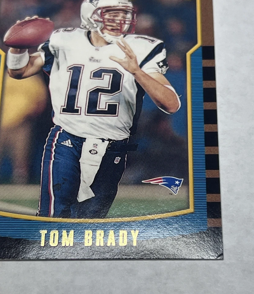 2000 Bowman Tom Brady #236 RC GOAT HOF Patriots Buccaneers Rookie - Image 3 of 3