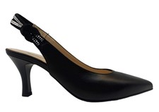 Zapatos de Salón Mujer Nerogiardini E218341DE Abierto Talón Casual Lisos Negros