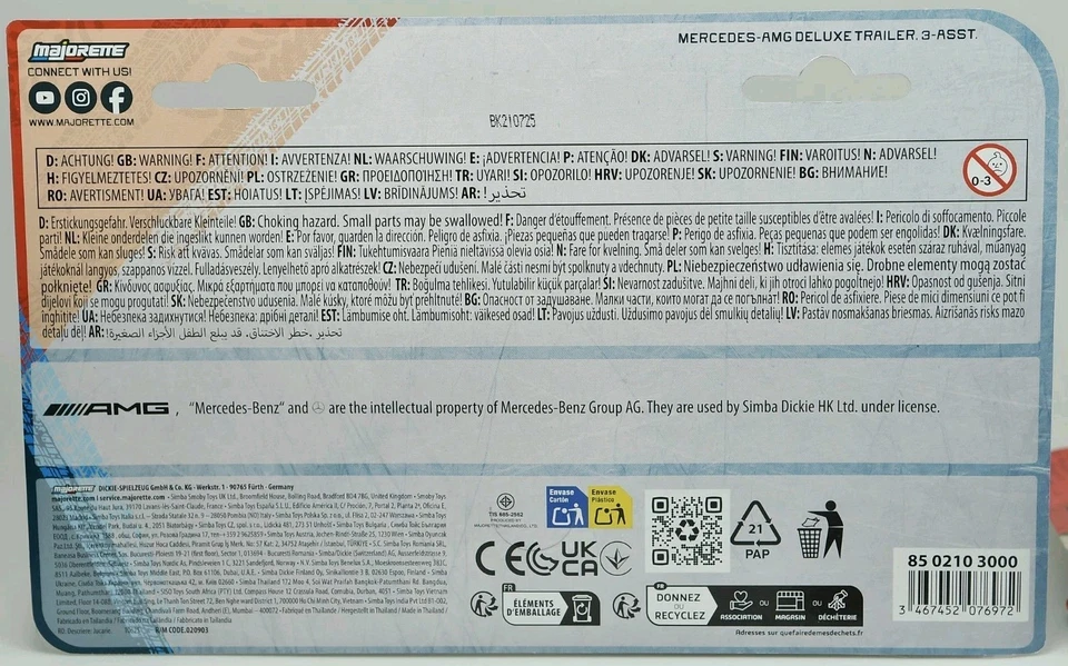 MAJORETTE MERCEDES-AMG GLC 63S + AMG CLE 53 PACK DOUBLE ⭐ AMG ⭐ 2025 - Photo 4/4