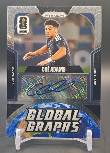 Panini 2026 Prizm FIFA World Cup Che Adams Scotland Global Graphs Auto #GG-CA