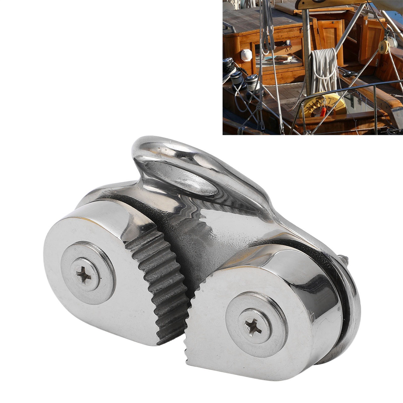 Cam Cleat Leading Ring Rust Proof Cam Cleat 3 To 15mm Rope For Boat