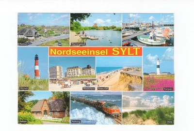 AK Ansichtskarte Nordseeinsel Sylt / Autozug / Kampen +++ - Bild 1 von 2