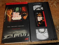 THE LORD OF THE RINGS THE FELLOWSHIP OF THE RING BEHIND THE SCENES PROMO VHS 