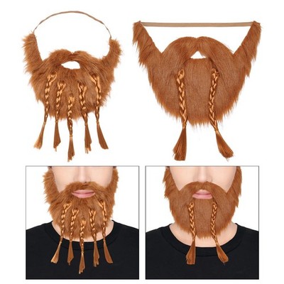 Fake Beard Cosplay Kostüm realistisch für Karneval Männer Frauen festlich