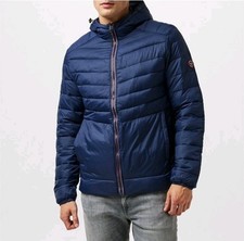 Image of Mens Jack & Jones Puffer Jacket Outdoor Long Sleeve Size UK Large