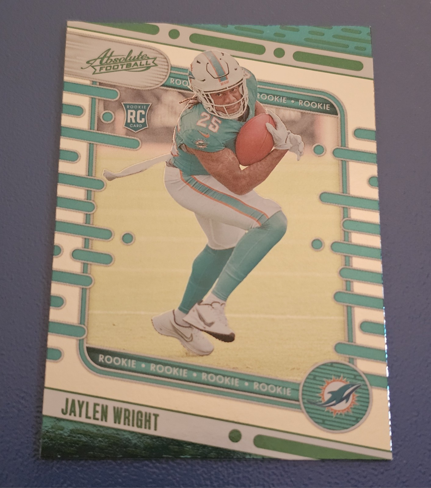 2024 Absolute Football Green Foil Parallel Jaylen Wright #183 RC
