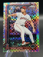 Yusei Kikuchi 2025 Topps Chrome Update X-Fractor #USC59 Los Angeles Angels