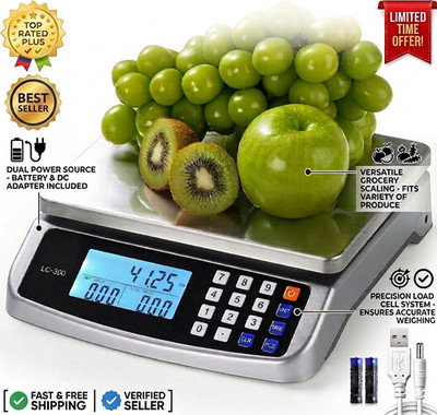 Digital Commercial Scale 66lb Price Computing Stainless Steel Scale for Market
