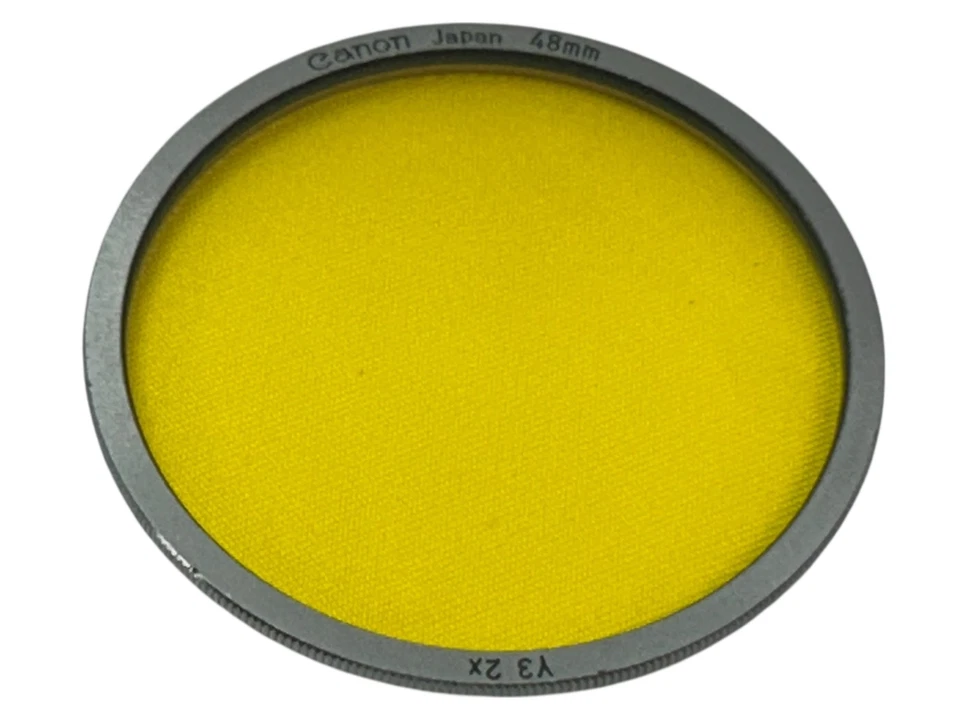RARE Genuine [N MINT] CANON 48mm Y3 Yellow Lens Filter For 50mm F1.4 From JAPAN - Image 2 of 4