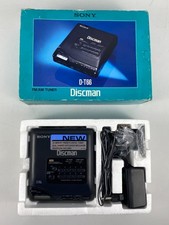 Vintage SONY Discman D-T66 AM/FM CD Player Walkman Box