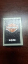 Zippo Harley Davidson Lighter Z-660577 Bike Chain Silver Flame Fuel Refillable