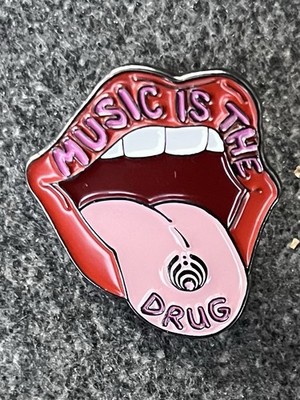 Pin für Rolling Stones Sammler MUSIC IS THE DRUG