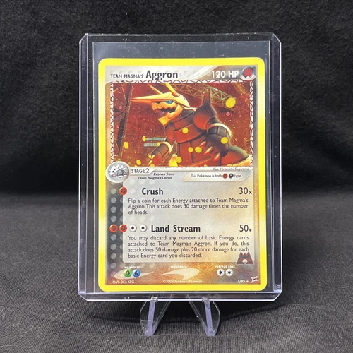 Team Magma's Aggron 7/95 Team Magma vs Team Aqua Holo