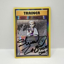 Stuart Zagnit Signed - Professor Oak’s Hint - XY Evolutions 84/108 Pokemon Card