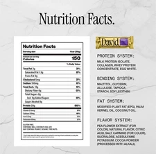 David Protein Bars, 28g Protein, Sugar Free - Blueberry Pie (12 Bars)