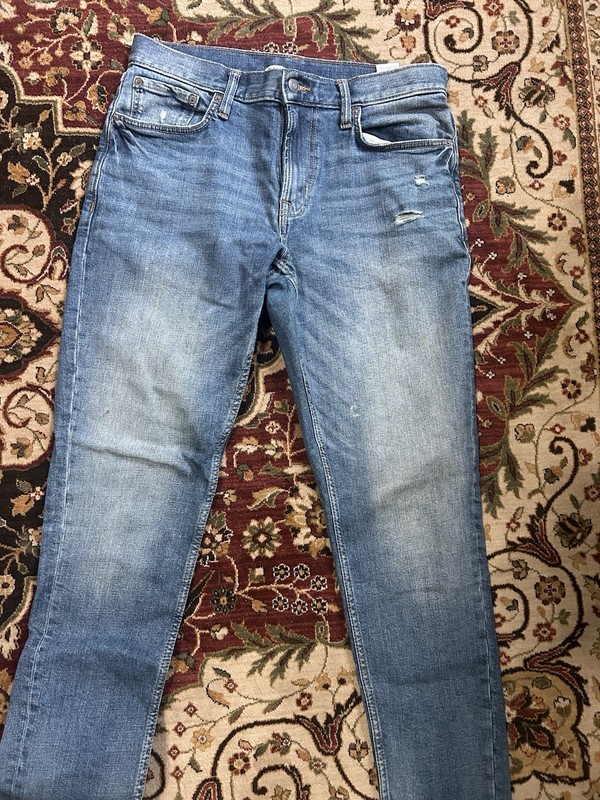 Old Navy Men’s Blue Slim Fit Built-In Flex Stretch Denim Jeans Mid Rise