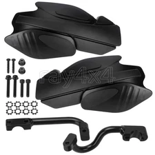 Black Left Right Hand Guard & Bracket Kit for Polaris Sportsman 1000 570 800 850