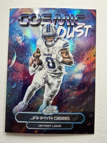 2025 Topps Cosmic Chrome Jahmyr Gibbs Base (RAW)