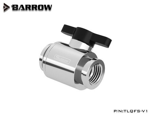 BARROW Water Valve Switch Aluminium Handle Double G1/4 Female to Female TLQFS-V1 - 第 15/16 張圖片