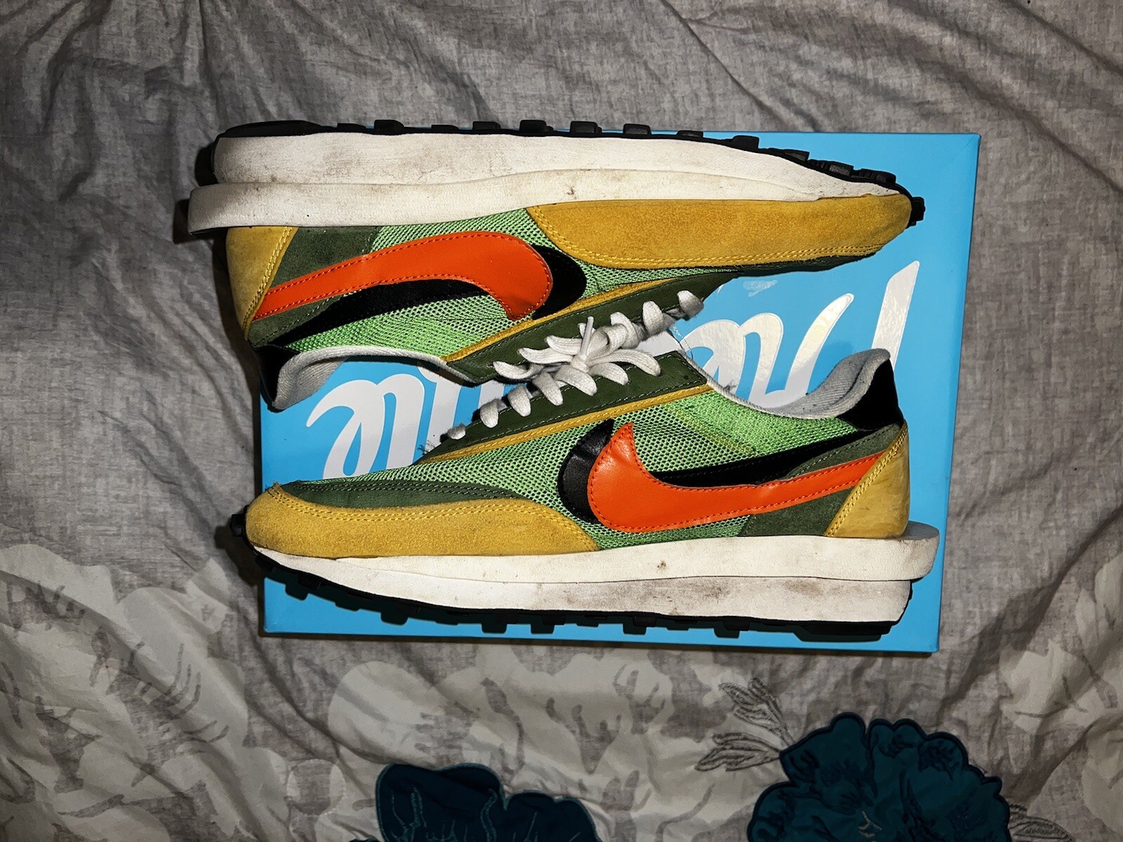 SACAI X NIKE Taglia 11 5 Nike sacai x LDWaffle verde gusto