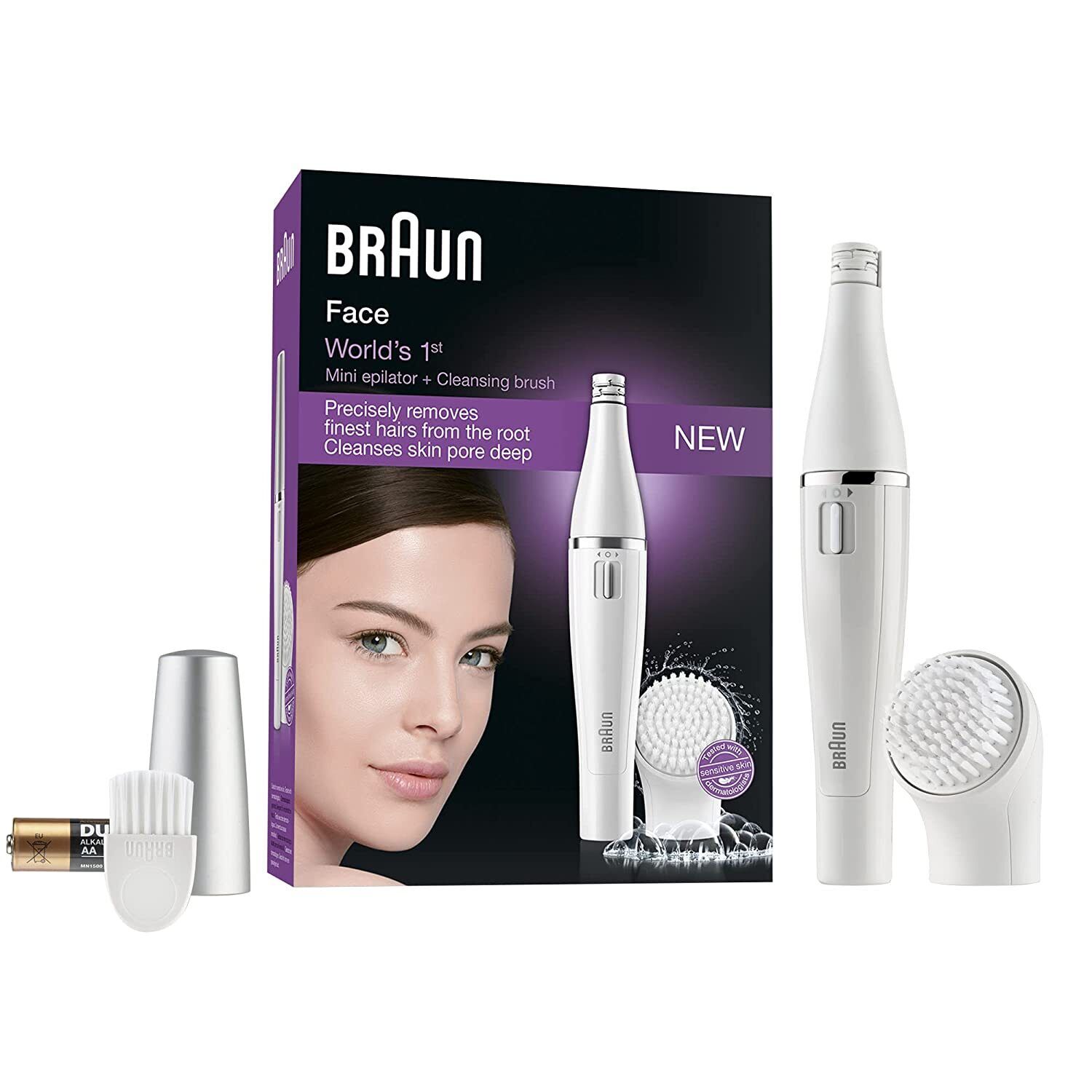 Bourgondië Garderobe Charlotte Bronte Braun Face 810 Facial Epilator & Cleansing Brush with Micro-Oscillations  (White) | eBay