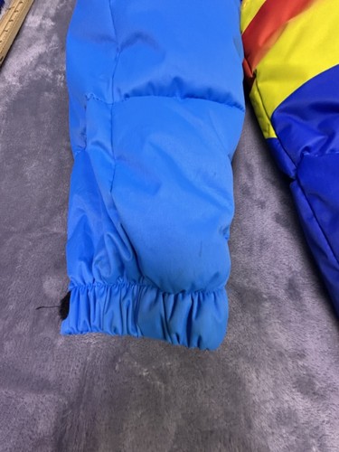 Members Only Space Jam Kids Youth Puffer Jacket sz 14/16 Retro MJ Buggs Street - Picture 7 of 13