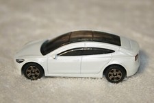 MATCHBOX   2022 PEARL WHITE METALLIC TESLA MODEL 3   20th ANNIVERSARY EDITION