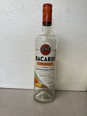 Bacardi 750ml Mango Rum Bottle (Empty)