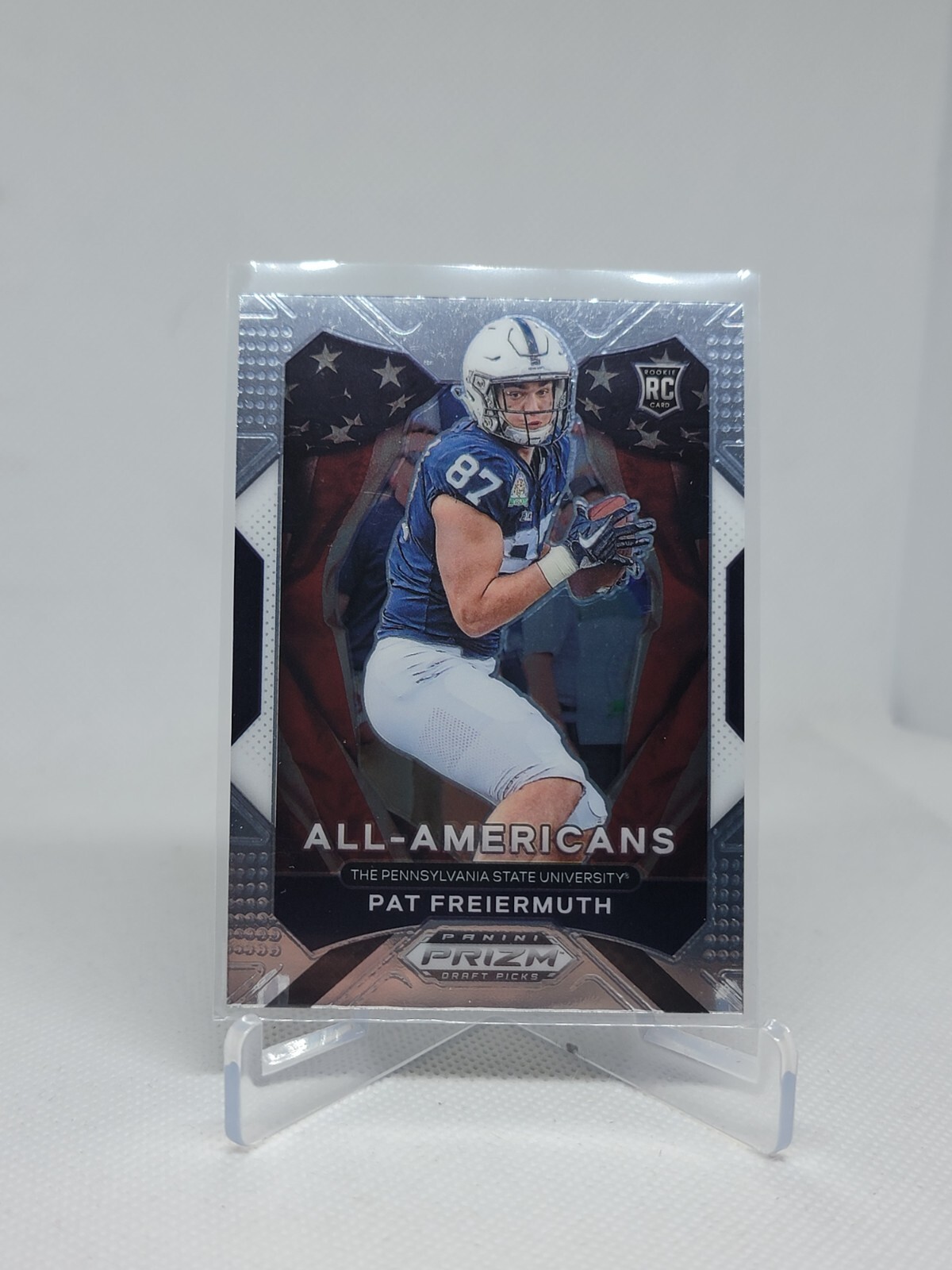 Pat Freiermuth RC 2021 Panini Prizm Draft Picks 184 All American Rookie C9D