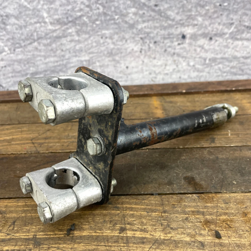 Vintage BMX Double Clamp Stem 25.4 21.1 1" 80s Old School BMX Black OG Neck - Image 3 of 4