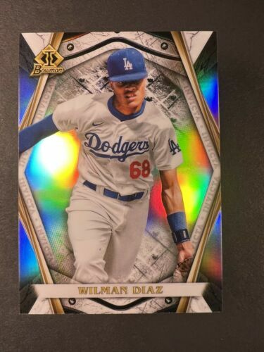 2022 Bowman Invicta #BI-10 Wilman Diaz Los Angeles Dodgers