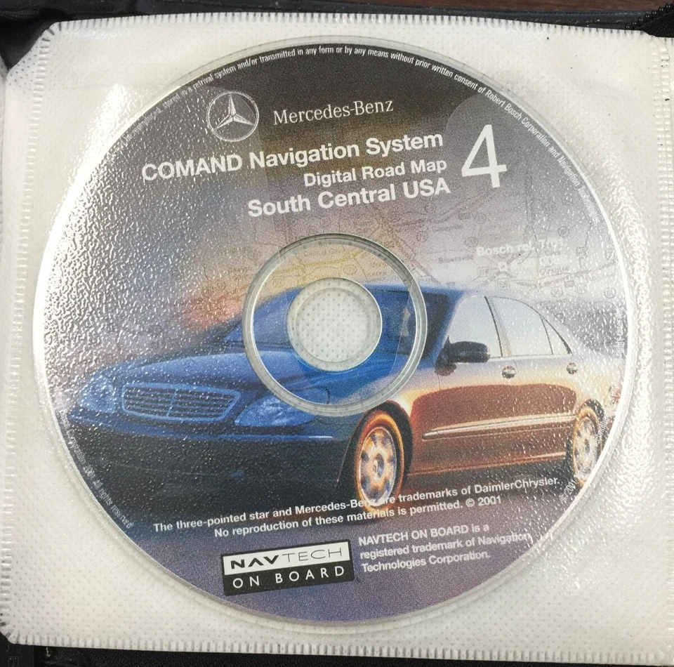 Mercedes C, E, CL, CLK S SL G-Class Navigation Digital Road Map, 11 Discs - Image 4 of 4