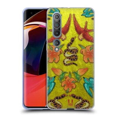HEAD CASE DESIGNS PRINTED PATCHES AND FABRICS SOFT GEL CASE FOR XIAOMI PHONES