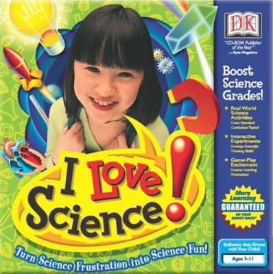 I Love Science! (DK) Home School Educational PC Computer Software - Ages 7 to 11