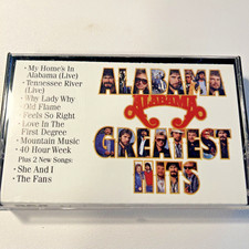 Alabama Greatest Hits Country Music Cassette Tape Tested