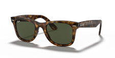 Ray-Ban Wayfarer Ease Polished Light Havana / G-15 Green 50 mm Sunglasses