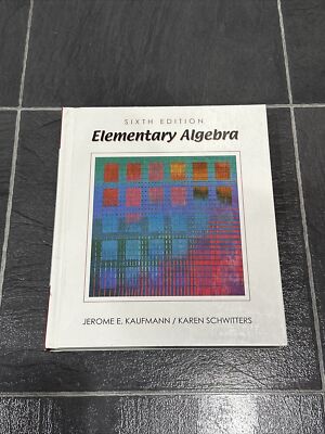 Elementary Algebra College Algebra 6th Edition by Jerome E. Kaufmann (Hardcover)