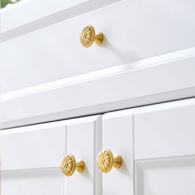 slim fit dress slacks 2 inch Knurled Cabinet Knobs Gold Drawer Knobs，Kitchen Cabinet Door Handle  for Dresser Drawers main image 0