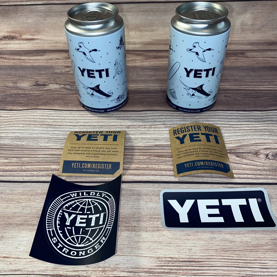 LOT OF 2 YETI Limited Edition Stash Can of Air Pop Top Hidden Storage Cans eBay