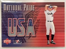 2003 Upper Deck Kyle Bakker National Pride Game Jersey #NP-KB Baseball