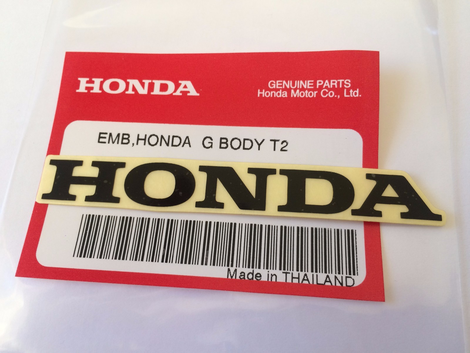 HONDA MARK 80mm BLACK STICKER DECAL STICKER LOGO BADGE 100% GENUINE ...